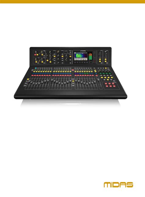 Midas M32 Live user manual (English .